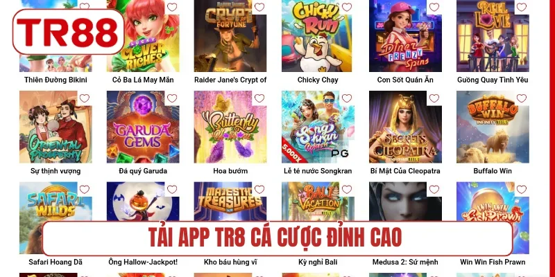 Tải app TR8 cá cược đỉnh cao