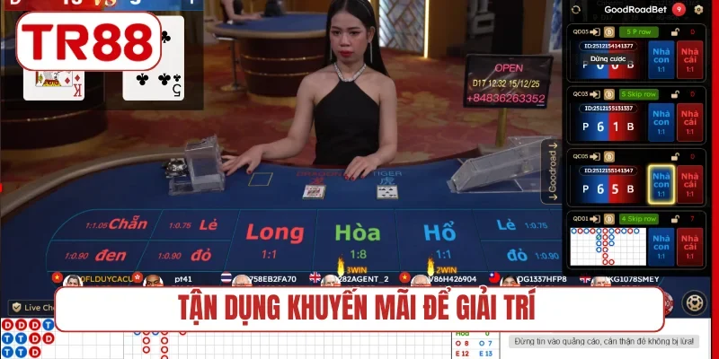 Tận dụng khuyến mãi để giải trí